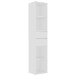 Book Cabinet Bedroom Bookcase Book Rack Standing Shelf Engineered Wood
