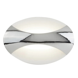 Wall Light Silver Glow Led Chrome White Searchlight 3420cc