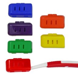 Toothbrush Cover For Head X 6 Colours Adult Brush Holder Travel Manual