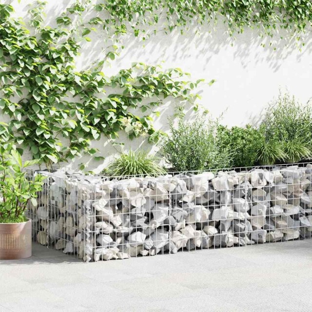 Gabion Wall With Covers Outdoor Garden Stone Basket Galvanised Steel