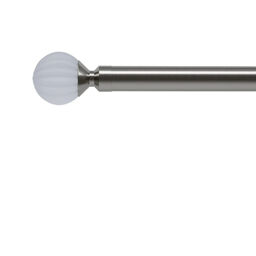 Dunelm Mix And Match Frosted Ribbed Glass Finials