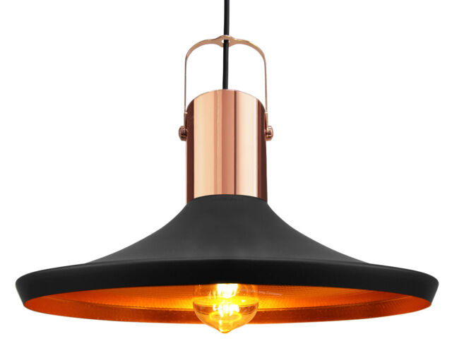 Retro Vintage Industrial Black Metal Hanging Ceiling Pendant Light
