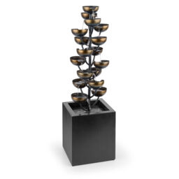 Outdoor Indoor Water Fountain Pump Ornamental 7 W 15 L Resrvoir Decor