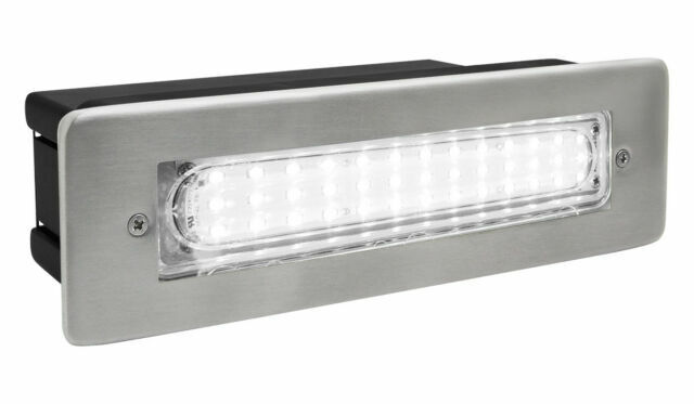 Led Brick Light Wall Light Recessed Stainless Steel In Cool White Ip68