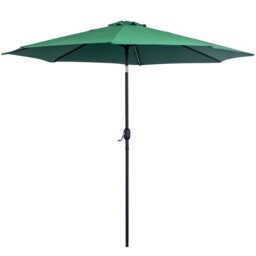 Outsunny 3(m) Patio Umbrella Outdoor Sunshade Canopy With Tilt & Crank