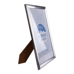 Silver Surround Wall Mountable A4 Frame