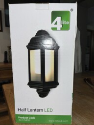 4lite 4l2/3406 Outdoor Half Lantern Led Light