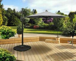 Pagoda Over Hang Parasol Grey 3m [pagdoh300gr]