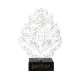 Official Harry Potter Hogwarts Crest Led Lite Light Mood Lamp In Box