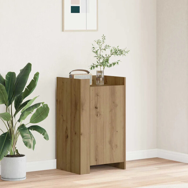 Sideboard Artisan Oak 45 X 35 X 75 Cm Engineered Wood Vidaxl