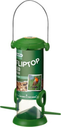 A01234 Flip Top Bird Seed Feeder, Green, 5 X 13 X 14 Cm