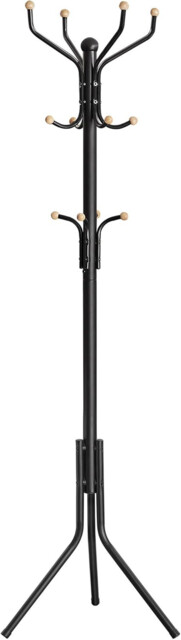 Songmics Coat Rack Stand, Coat Tree, Metal Hall Tree, Free Standing,