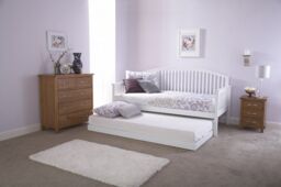 Madrid Wooden Day Bed And Trundle - Solid Wood - Assembly Option-local