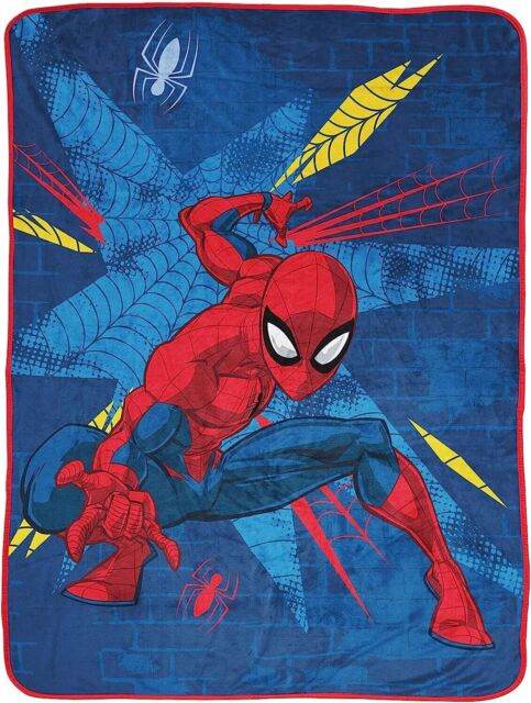 Disney Marvel Spiderman Plush Fleece Blanket