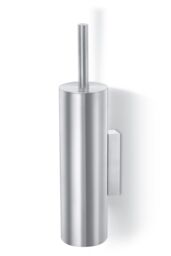 Zack Tubo Brushed Stainless Steel Wall Toilet Brush Set 40244
