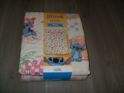 Disney Stitch Seersucker Reversible King Duvet Set -