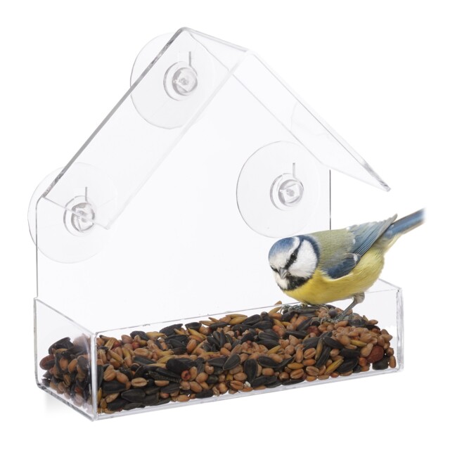 Window Bird Feeder Easy Clean Lightweight Window Birdhouse Suction Cup