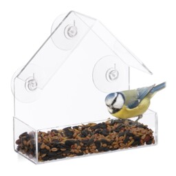 Window Bird Feeder Easy Clean Lightweight Window Birdhouse Suction Cup