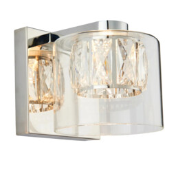 Wall Light Silver Verina Polished Chrome Endon 76521