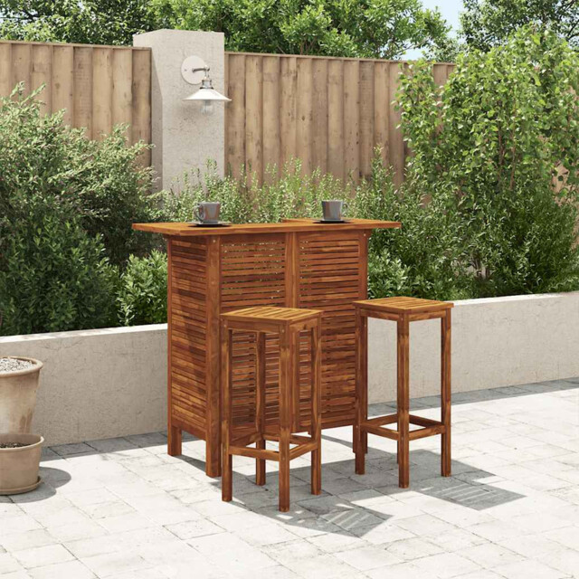 Bar Table 110x50x105 Cm Solid Acacia Wood Vidaxl