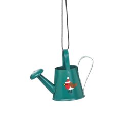 Sass & Belle Christmas Novelty Metal Watering Can Hanging Festive