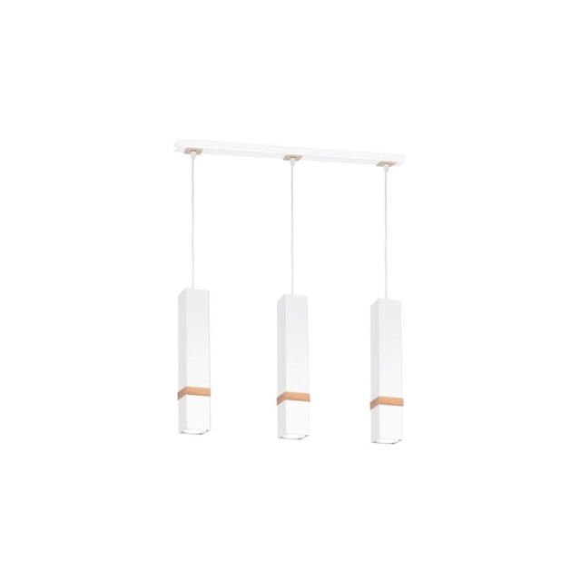 Vidar White Pendant Light 3xgu10 Mlp5409