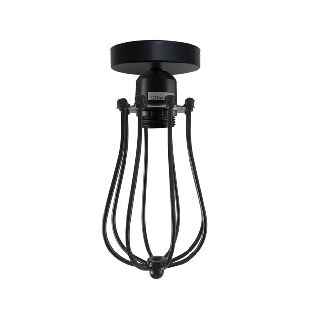 Wire Cage Ceiling Vintage Industrial Balloon Pendant Light Fixture E27