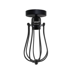 Wire Cage Ceiling Vintage Industrial Balloon Pendant Light Fixture E27