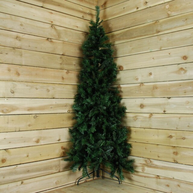 4.9ft/150cm Dual Purpose Corner & Half Wall Artificial Christmas Tree