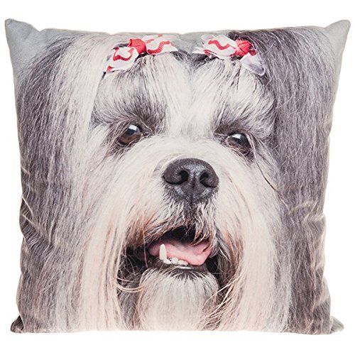 Visage Large Cute Shih Tzu Design Home Decor Cushion 100% Polyester