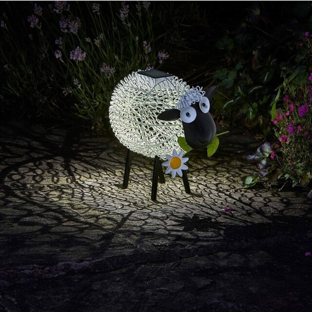 Solar Sheep Garden Light Decorative Silhouette Colour Changing Led