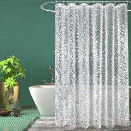 Shower Curtains, Mould Proof Resistant, L 72x W72, Eva Waterproof & 5