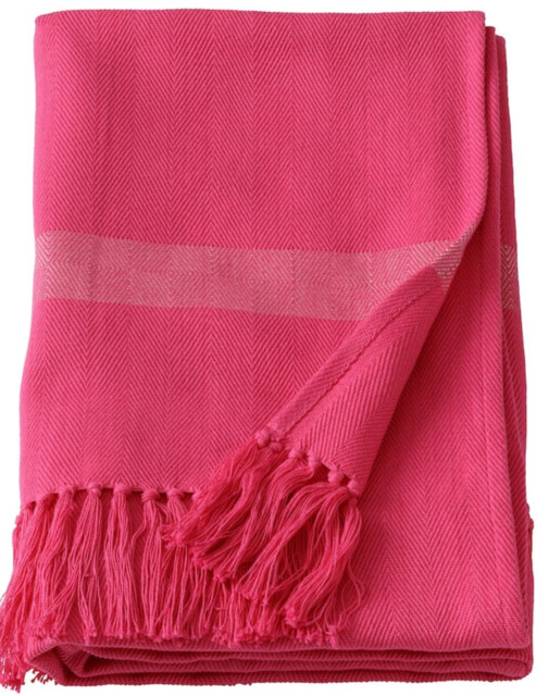 Handmade Ikea Hillegard Throw - Vibrant 100% Cotton, 110x170cm -