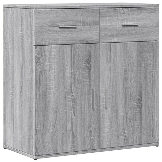 Sideboard Storage Cupboard Side Cabinet Home Highboard Engineered Wood