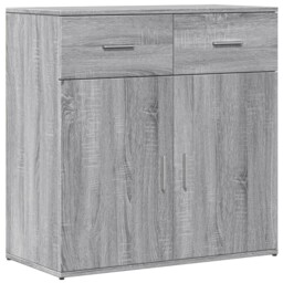 Sideboard Storage Cupboard Side Cabinet Home Highboard Engineered Wood