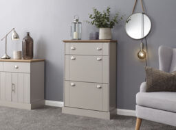Kendal Deluxe Shoe Cabinet Foldable Storage Unit Living Bedroom