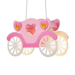Litecraft Glow Princess Carriage Ceiling Pendant Children's Bedroom