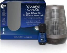 Yankee Candle Sleep Diffuser Bronze Starter Kit Calm Night Refill
