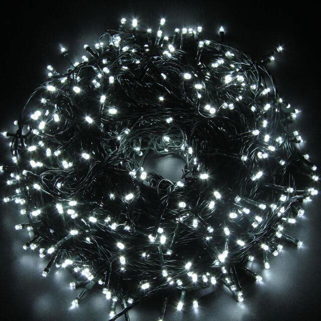 Christmas Led Lights Fairy 1000 Main Plug-in Outdoor Garden Xmas Home