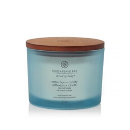 Chesapeake Bay 312g Scented Candle 3 Wick Sea Salt Clary Sage Glass