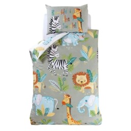 Rapport Home - Duvet Cover & Pillowcase Set - Single Reversible