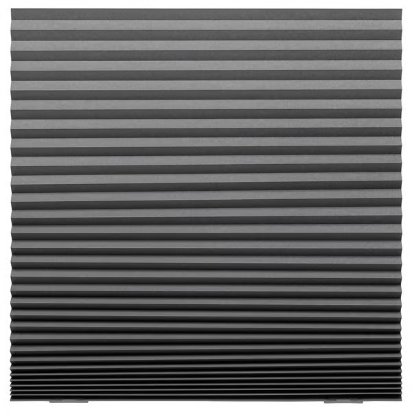 Ikea Schottis Block-out Pleated Blind Dark Grey Window Covers 100x190