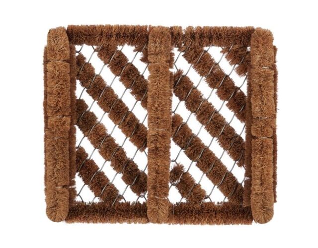 Coir Outdoor Indoor Boot Scraper Door Floor Mat - 36cm X 33cm Door