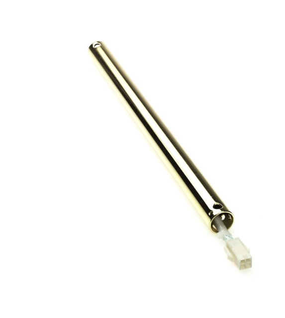 Ceiling Fan Extension Rod For Most Brands Polished Brass In Different