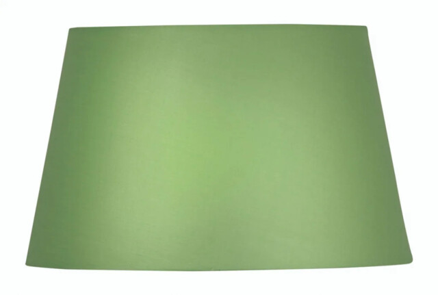 "Lampshade Green 14"" Cotton Tapered Drum 355mm Oaks Lighting S901/14 Gr"