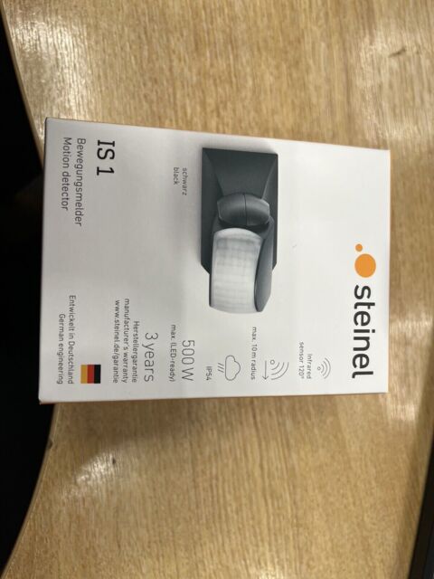 Steinel Is-1 Infrared Motion Sensor Pir, Black Is1b