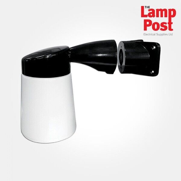 Eterna Wgledbk Outdoor Ip65 Corner Mount Led Black Well Glass Light