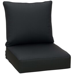 Outsunny Outdoor Seat And Back Cushion Set, Deep Seating Chair
