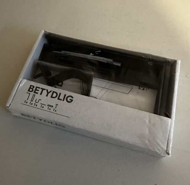 Ikea Betydlig Curtain Rail Bracket Black
