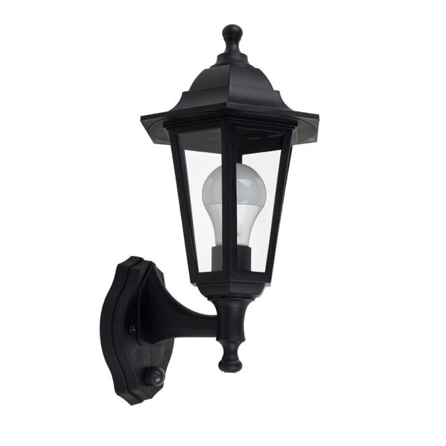 Traditional Outdoor Wall Lantern Dusk Til Dawn Sensor Ip44 Garden